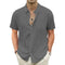 Men's Lightweight Hawaiian Shirts Cotton Linen Breathable Short Sleeve Shirts Vacation Beach Casual Summer Men Tops with Pocket - Evallys.com