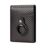 RFID Cowhide Leather Small Wallets AirTag high quality Man's Card Holders Short Wallets Money Clips Women - Evallys.com