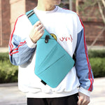 Men’s Anti-Theft Chest Bag – Nylon Sling Fanny Pack with Adjustable Strap - Evallys.com