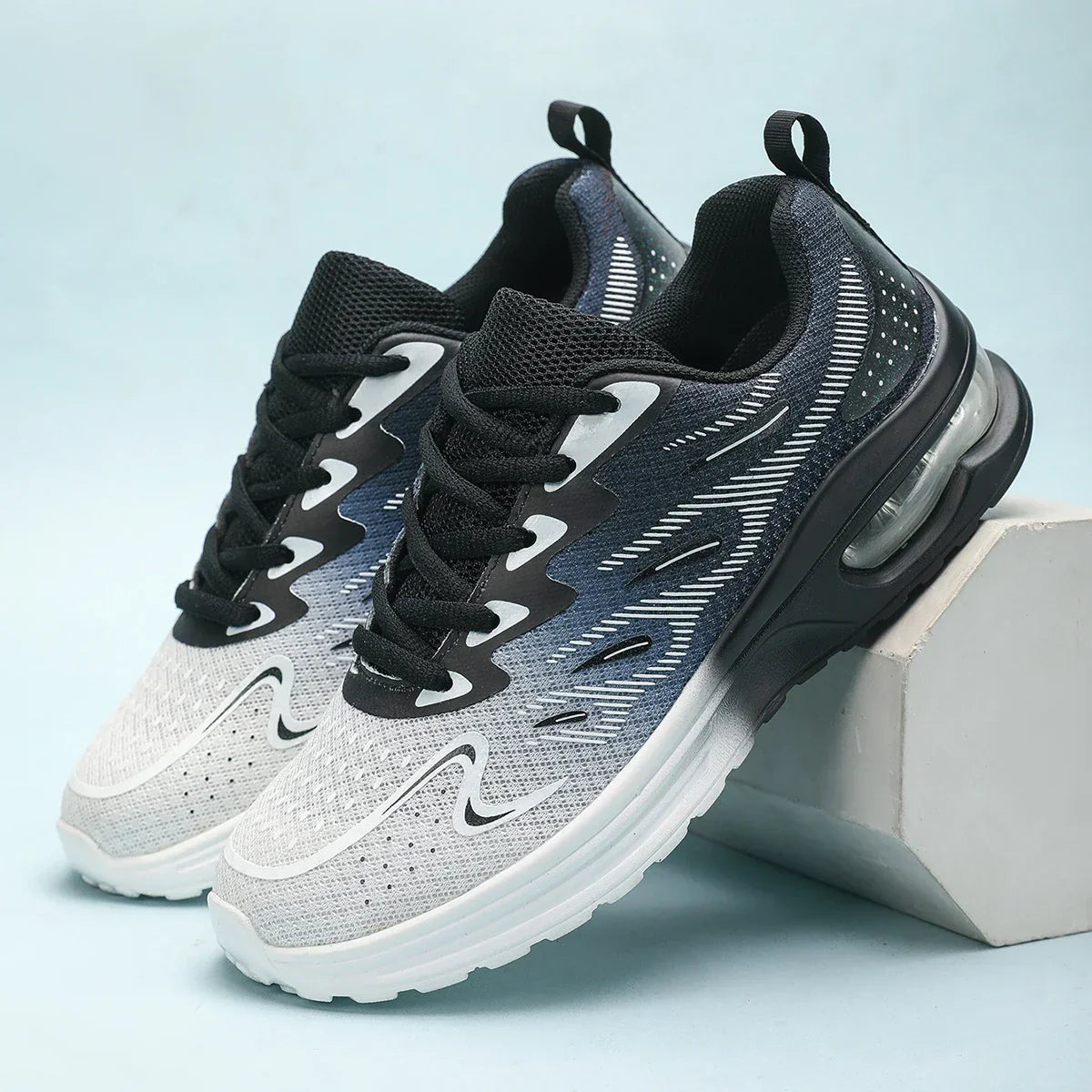 Women’s Air Cushion Sneakers – Breathable Walking & Tennis Sport Shoes - Evallys.com