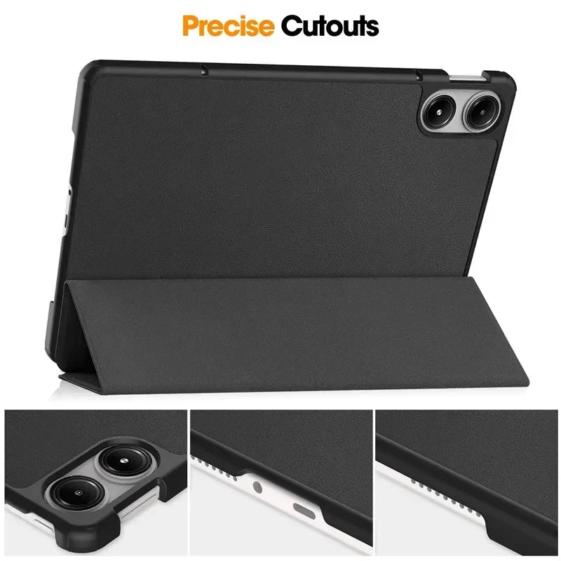 For Xiaomi Redmi Pad Pro 2024 Tri-Folding Flip Stand Case Funda for Red Mi Pad Pro 12.1 Tablet with Auto Sleep Cover - Evallys.com