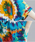 Boho Floral Maxi Dress – Cotton Linen V-Neck Summer Beach Wear - Evallys.com