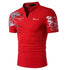 Men's Polo Shirt Golf Shirt Graphic Prints V Neck Outdoor Street Short Sleeves Print Clothing Sports Fashion Streetwear Designer - Evallys.com