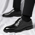 3/6/8 CM Elevator Shoes Men Dress Shoes Black Soft Leather Men Heighten Formal Shoes Casual Business Men Oxfords Suit Shoes - Evallys.com