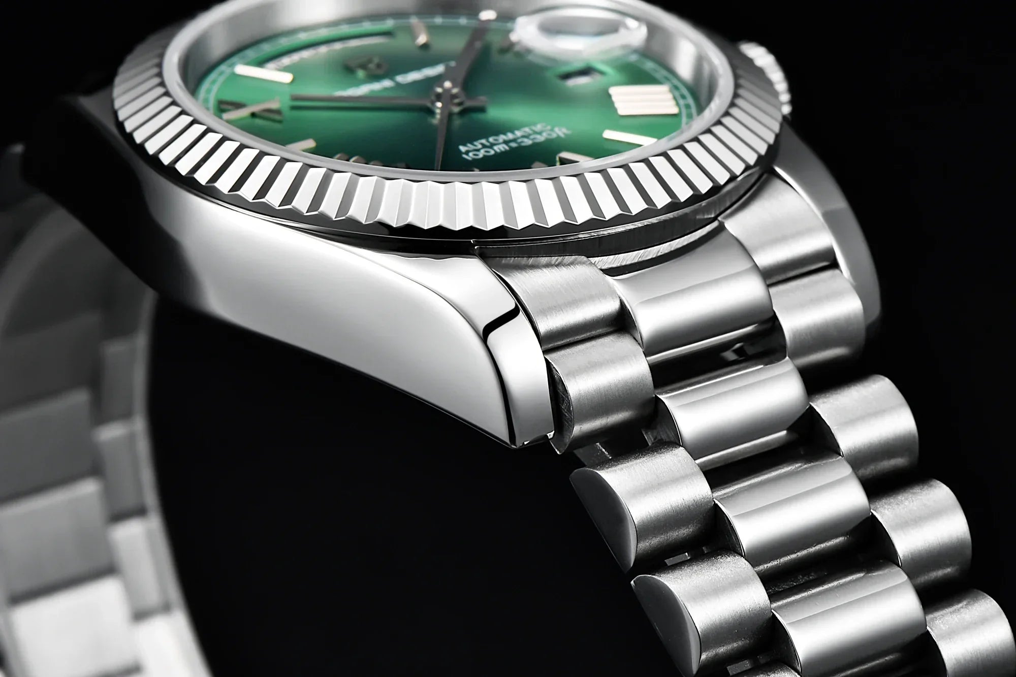 PAGANI DESIGN DD36 Gold Green V2 Men's Mechanical Watches Luxury Automatic Watch For Men 2024 New AR Sapphire glass Wrist watch - Evallys.com