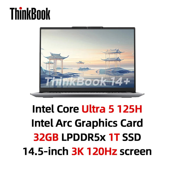 Lenovo ThinkBook 14+ 2024 AI laptop Core Evo Ultra 5 Intel Arc /RTX4050 Graphics 16GB/32GB LPDDR5X 1T SSD 14.5-inch Notebook PC - Evallys.com # #