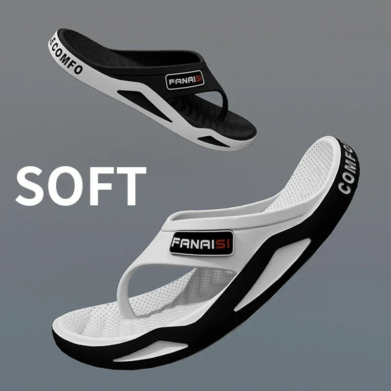 Men’s Summer Flip-Flops – Outdoor Sports Beach Sandals, Casual Home Slippers - Evallys.com