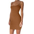 Summer Spaghetti Strap Bodycon Mini Dress – Sexy Clubwear 2025 - Evallys.com