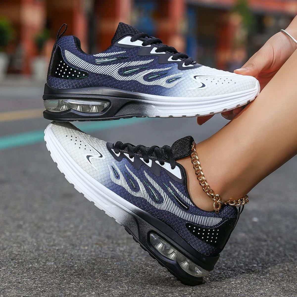 Sneakers for Women Orthopedic Sneakers Walking Shoes for Women, Lightweight Casual Tennis Sneakers Air Running Shoes - Evallys.com