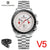 PAGANI DESIGN V4 New Quartz Men's Automatic Date Speed Chronograph Sapphire Mirror Sport Waterproof Watch All Steel VK63 Watches - Evallys.com