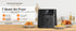 CROWNFUL Air Fryer 7L Touch-screen Display Air Fryer Oven with 8 Cooking Programs Oilless Electric Cooker and Nonstick Basket - Evallys.com