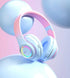 RGB Bluetooth Wireless Headphones For Girls Children's Headset with Microphone Support SD Card HIFi Stereo Gaming Earphone - Evallys.com