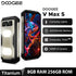 World Premiere DOOGEE V Max S 5G Rugged Phone Dual Camping Lights 22000mAh Battery 24GB(8+16) 256GB 108MP AI Camera Smartphone - Evallys.com