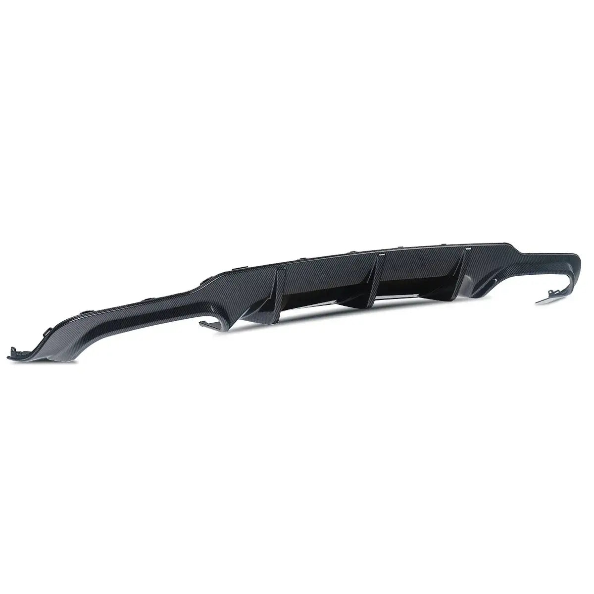 Carbon Fiber Look AMG Style Rear Diffuser For Mercedes W204 C250 C300 C350 12-14