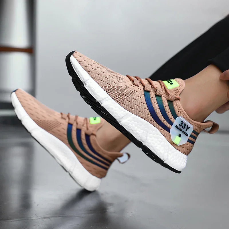 Men’s Lightweight Mesh Sneakers – Breathable Summer Running Shoes - Evallys.com