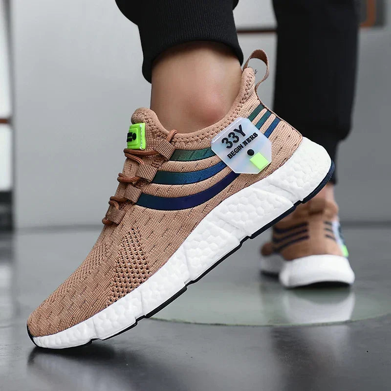 Men’s Lightweight Mesh Sneakers – Breathable Summer Running Shoes - Evallys.com