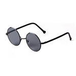 Steampunk Small Round Sunglasses Men 2022 Brand Vintage Metal Mirror Film Women Sun Glasses Cool Circle Shade Eyewear Male UV400 - Evallys.com