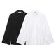 HipSeam Embroidery Shirt – Elegant Women’s Casual Long Sleeve Blouse - Evallys.com