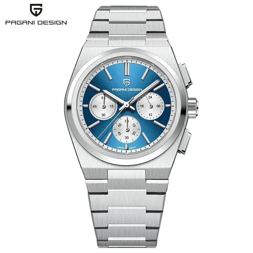 PAGANI DESIGN 2024 New Men Watches Quartz Business Watches VK63 Mens Clock Top Brand Luxury Watch Men Chronograph Watch for Men - Evallys.com