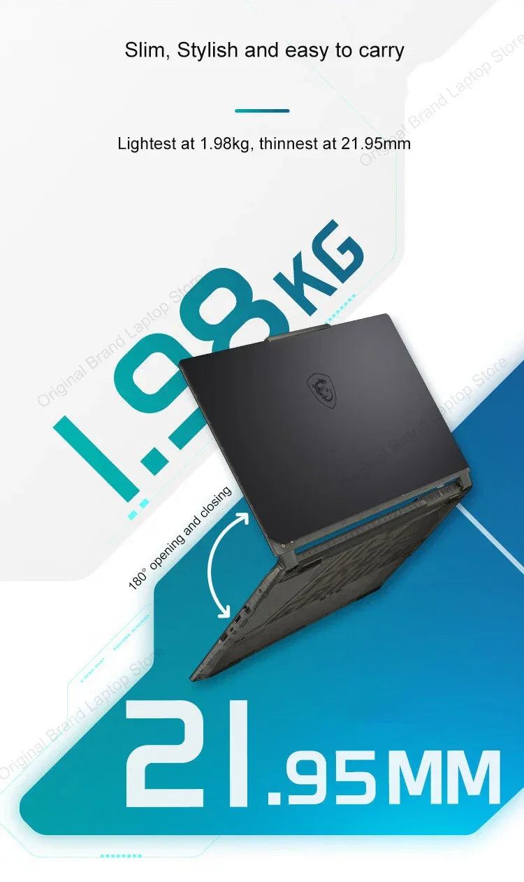 2024 MSI Cyborg 15 Gaming Laptop 15.6 Inch FHD 144Hz IPS Screen Netbook Intel Ultra7-155H 16GB 512GB RTX4060 Notebook Computer - Evallys.com # #