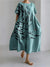 Elegant 3D Printed Women’s Ankle-Length Crewneck Casual Dress - Evallys.com