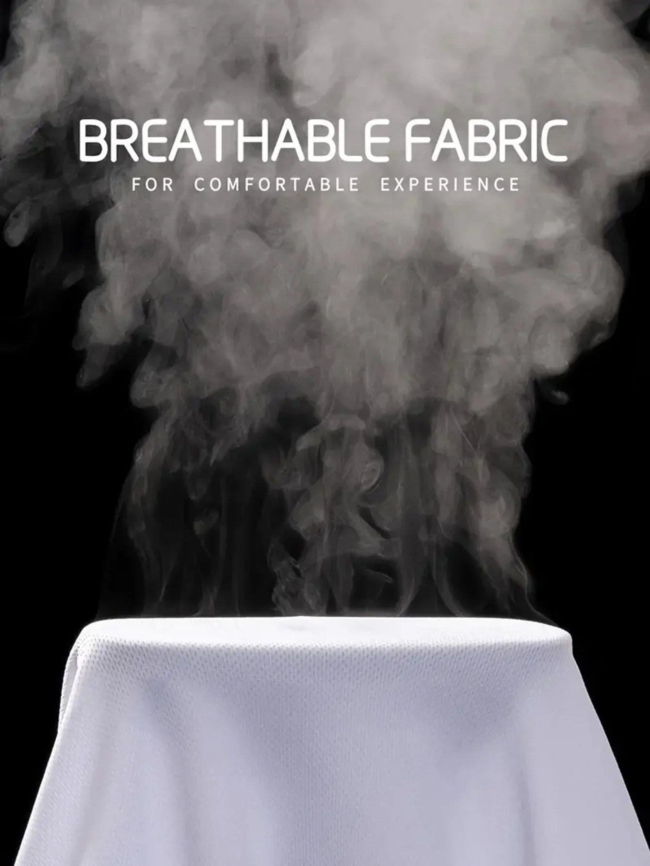 Round Neck T-Shirt 7-Piece White Ultra-Light Men's Quick-Drying Breathable Sweat-Absorbent Shirt Suitable for Fitness Gym and Ru - Evallys.com