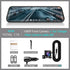 10 Inch Mirror Camera for Car Touch Screen Video Recorder Rearview Mirror Dash Cam Front and Rear Camera Mirror DVR Black Box - Evallys.com