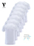 Round Neck T-Shirt 7-Piece White Ultra-Light Men's Quick-Drying Breathable Sweat-Absorbent Shirt Suitable for Fitness Gym and Ru - Evallys.com