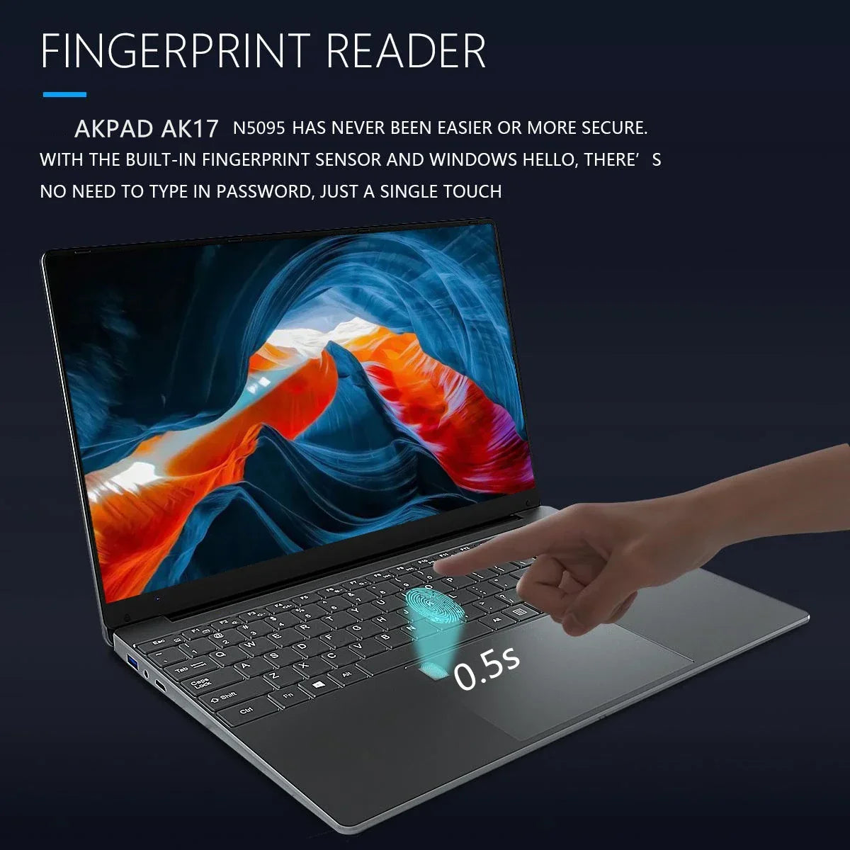 Big discount Notebook Windows 10 11 Ram 16GB Rom 256GB 512GB 1TB 2TB SSD Computer 2.4G/5.0G Wifi Bluetooth Intel N5095 Laptop - Evallys.com