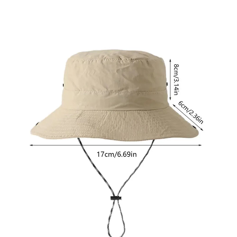 Men’s UV Protection Folding Bucket Hat – Waterproof Outdoor Sun Hat - Evallys.com