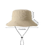 Men’s UV Protection Folding Bucket Hat – Waterproof Outdoor Sun Hat - Evallys.com