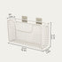 Punch-free Kitchen Cabinet Door Storage Box Iron Rack Wall-mounted Cabinet Plastic Wrap Rack Bathroom Refrigerator Rack