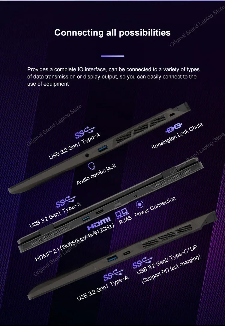 2024 MSI Sword 16 HX Laptop 16 Inch 2.5K QHD 240Hz IPS Screen Notebook i7-14700HX 16GB 1TB SSD RTX4070 Gaming Netbook Computer - Evallys.com