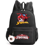 Spider-Man Backpack – Kids School Bag with Rabbit Ears & Travel Design - Evallys.com