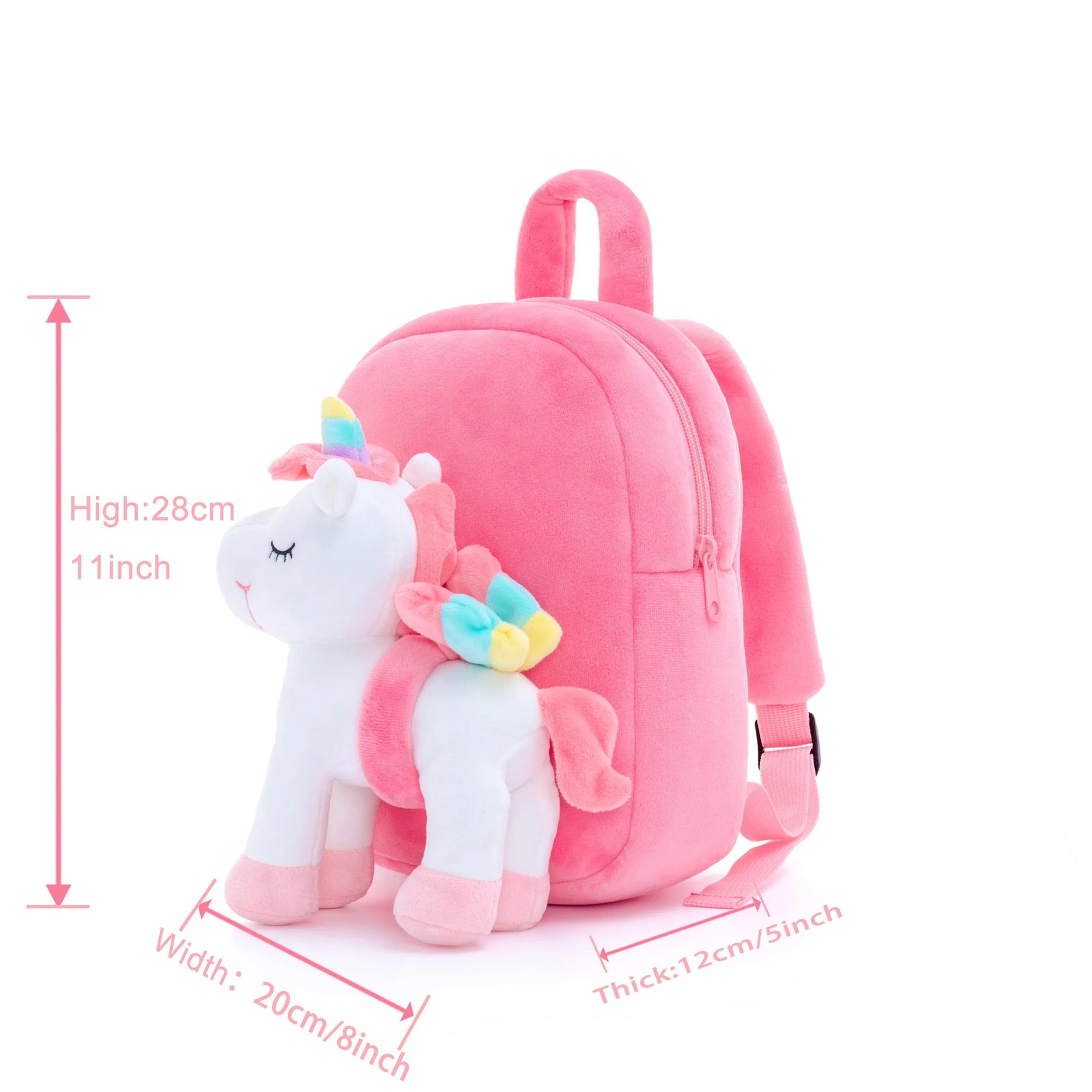 Plush Unicorn Backpack for Kids – Cute Stuffed Animal Bag - Evallys.com