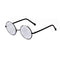 Steampunk Small Round Sunglasses Men 2022 Brand Vintage Metal Mirror Film Women Sun Glasses Cool Circle Shade Eyewear Male UV400 - Evallys.com