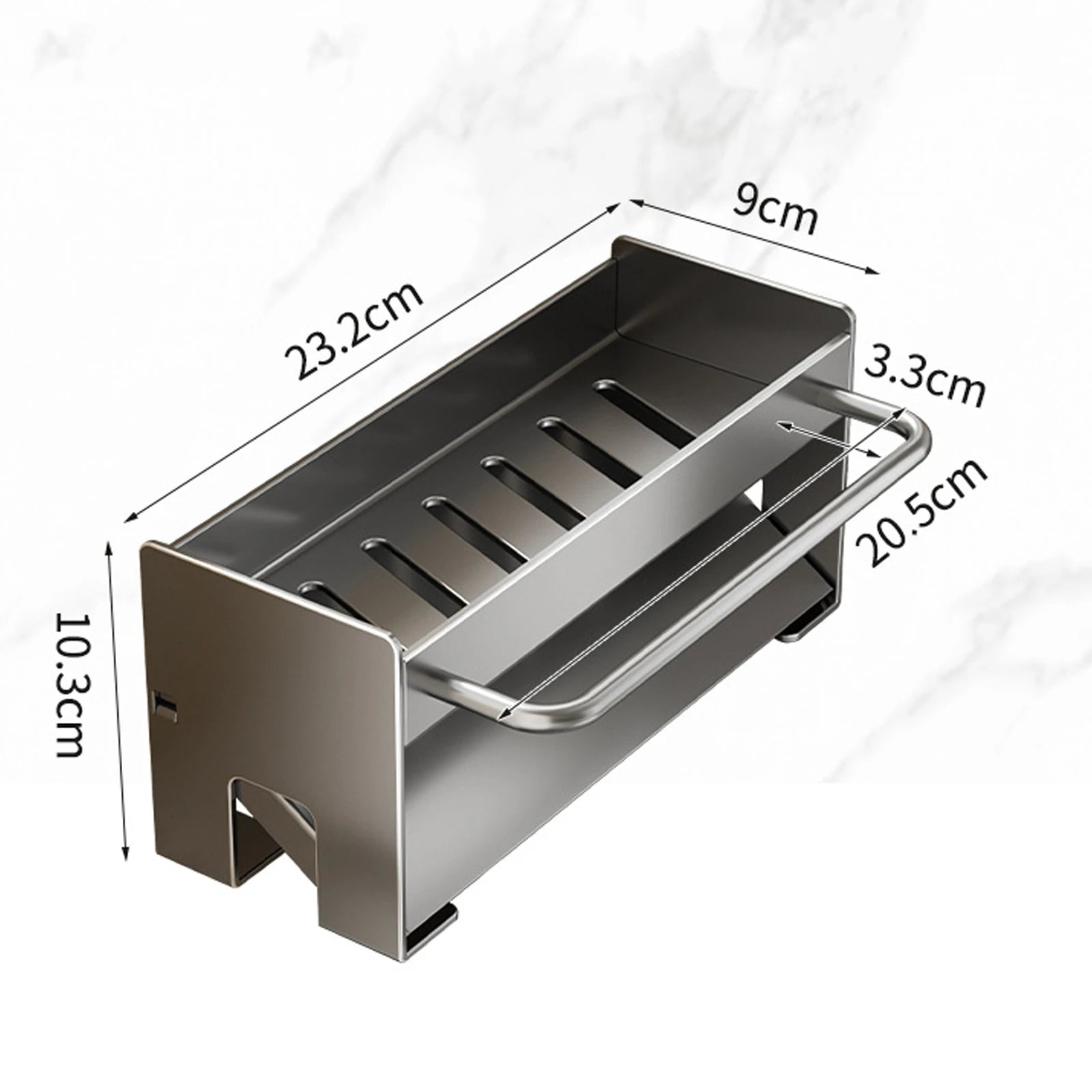 Kitchen Sponge Holder Stainless Steel Sink Drain Rack Soap Drainer Towel Rack Shelf Organizer bathroom Storage Accessories
