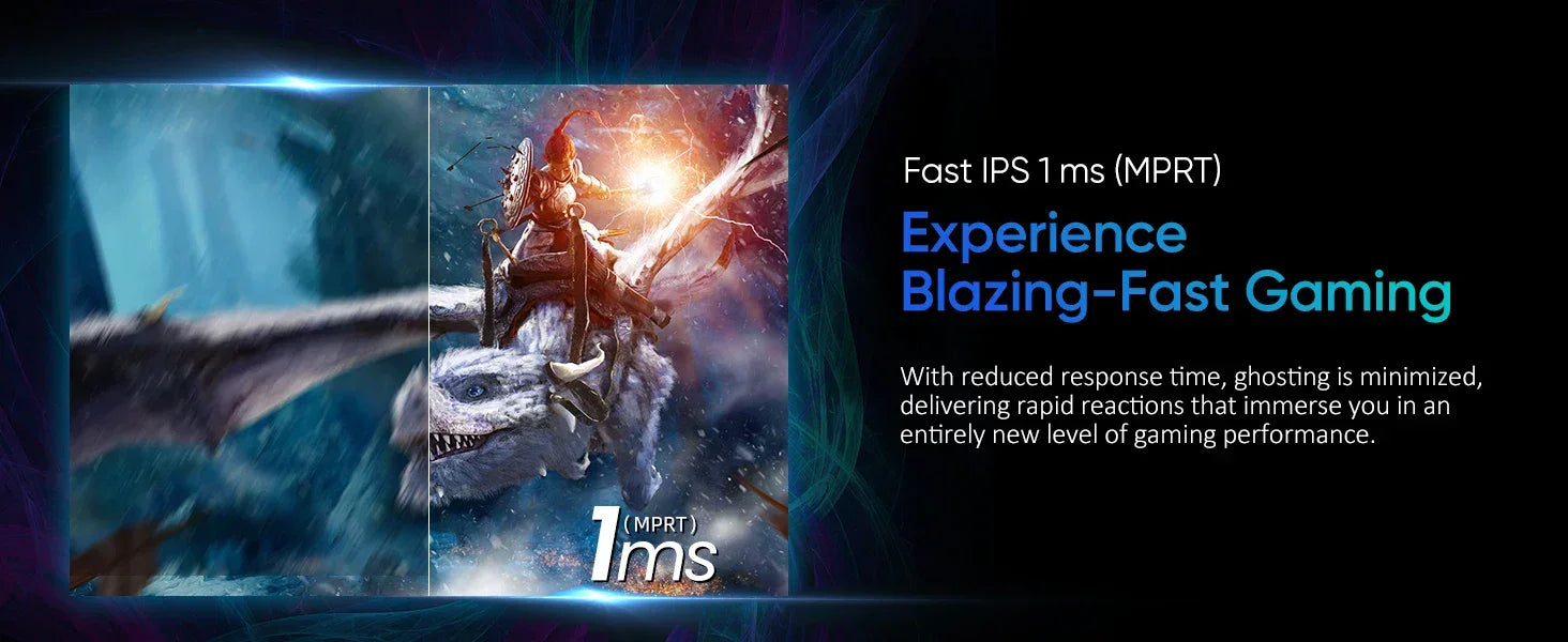 New ARZOPA 27inch 180Hz 2K FastIPS QHD PC Monitor 1ms FreeSync Gaming monitor,M1RC - Evallys.com