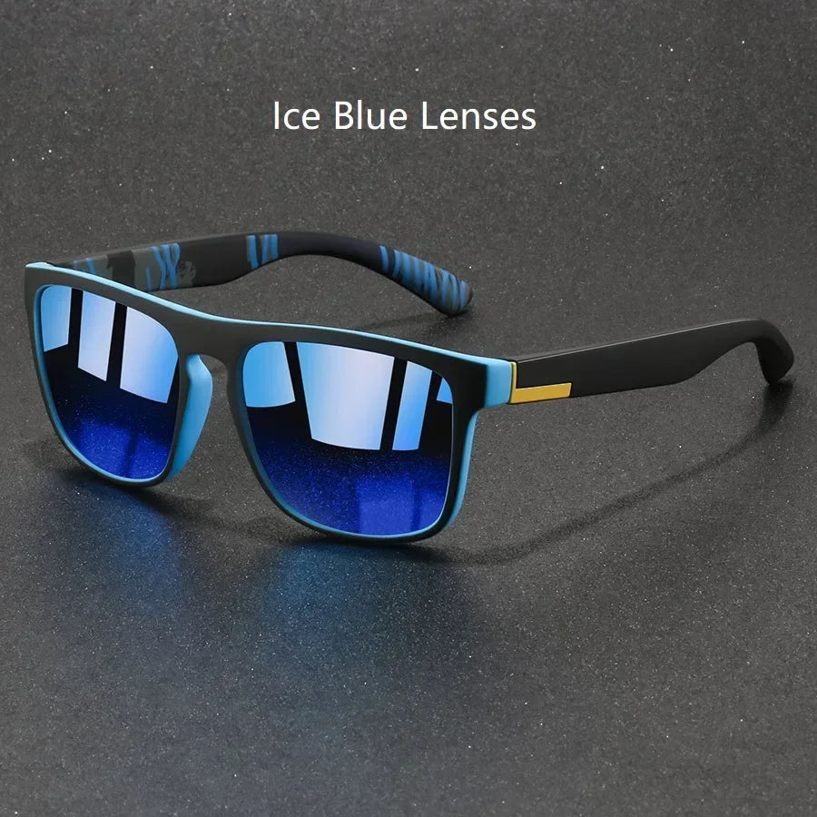 Fashion Vintage Square Sunglasses Men Women Fishing Driving Man Luxury Brand Designer Sun Glasses Retro Eyewear UV400 Gafas - Evallys.com
