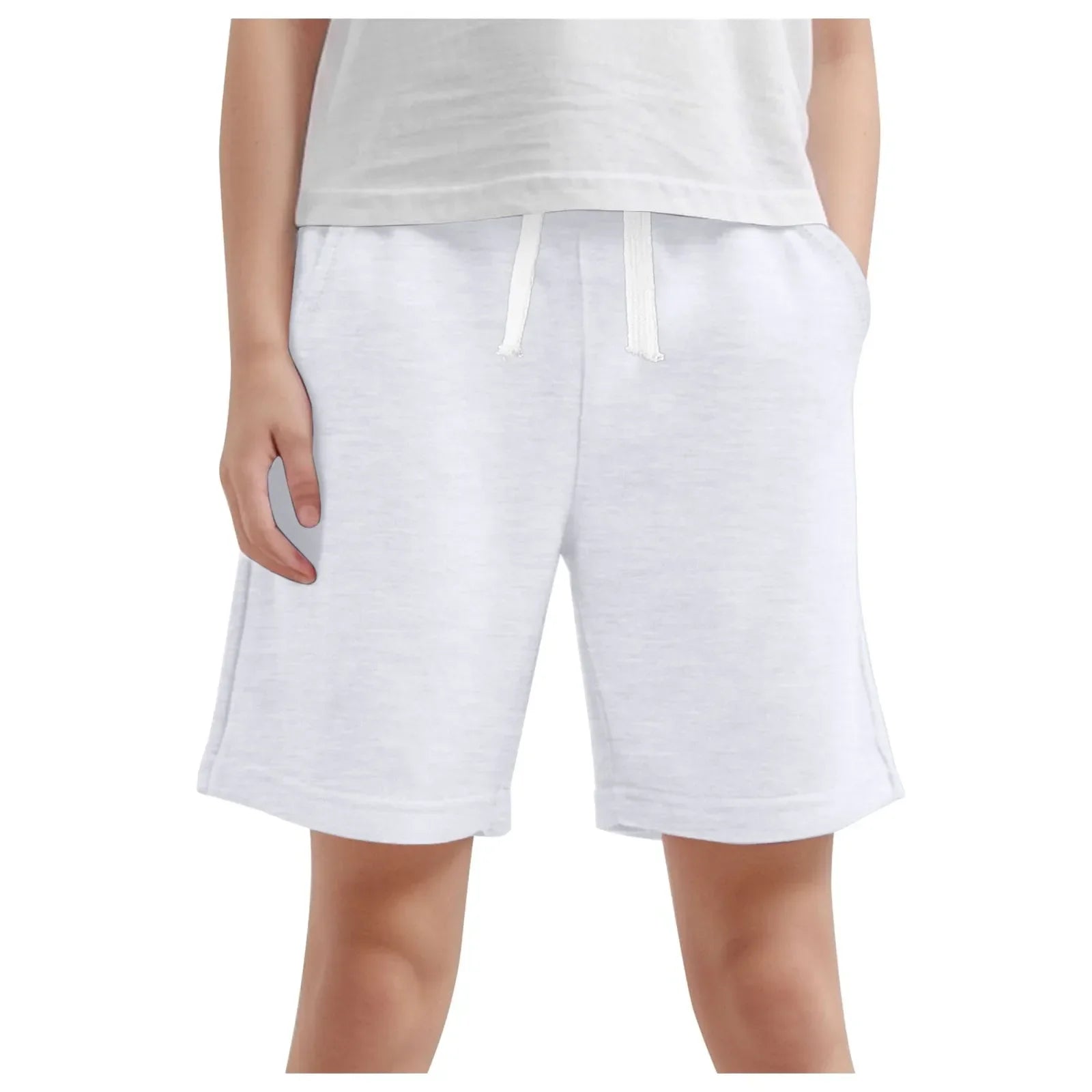 Toddler Summer Shorts Boys Shorts Comfortable Soft Breathable Pocket Drawstring Solid Color Shorts Shorts For Big Girls Size 16 - Evallys.com