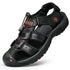 Men’s Genuine Leather Summer Sandals – Casual Outdoor Beach Shoes - Evallys.com