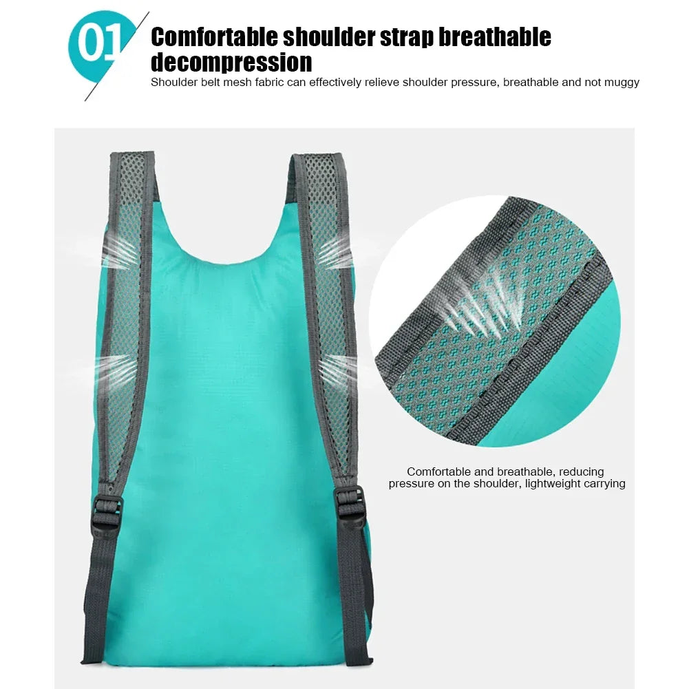 20L Lightweight Waterproof Hiking Backpack – Outdoor Travel Daypack - Evallys.com