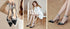 Women's Rhinestone Bow Heels Ankle Strap Pointed Toe Stiletto Heeled Sandals Wedding Bridal Dress Pumps Shoes - Evallys.com