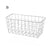 Punch-free Kitchen Cabinet Door Storage Box Iron Rack Wall-mounted Cabinet Plastic Wrap Rack Bathroom Refrigerator Rack