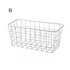 Punch-free Kitchen Cabinet Door Storage Box Iron Rack Wall-mounted Cabinet Plastic Wrap Rack Bathroom Refrigerator Rack