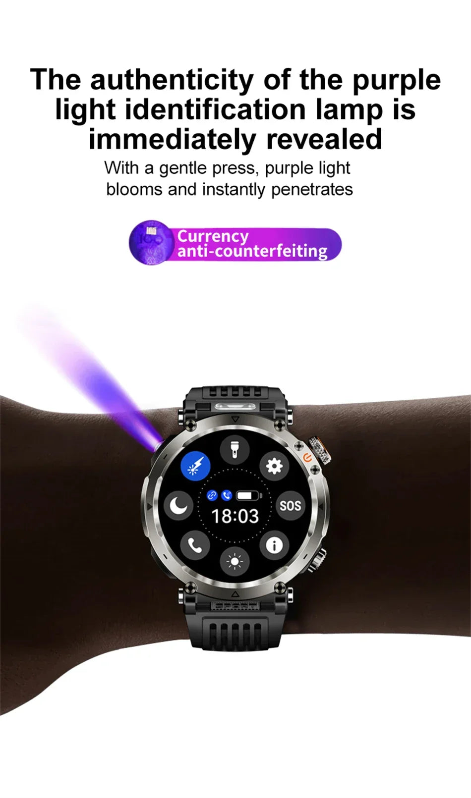 1.7-Inch Display 600mAh Large Battery Outdoor Smartwatch with Sport mode Heart Rate Bluetooth Call Smart Watch For Men 2025 NEW - Evallys.com