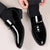 Men’s Formal Dress Loafers – Patent Leather Slip-On Business Shoes - Evallys.com