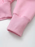 TRAF 2024 Spring Female Casual Hoodies Zipper Coats+Elastic Waist Baggy Pants 2 Pieces Set Elegant Loose Solid Pink Grey Pants - Evallys.com