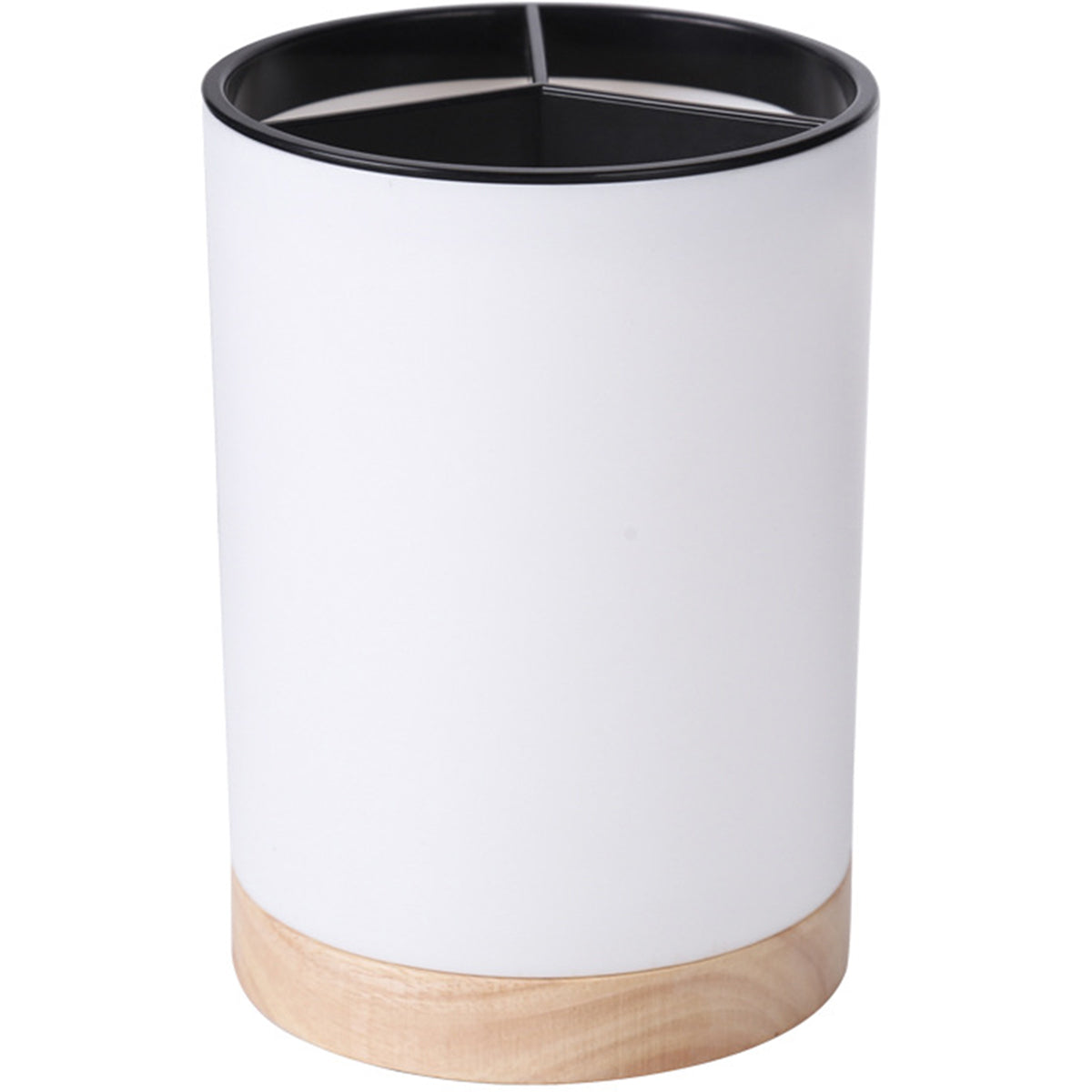 Kitchen Tableware Storage Bucket Utensil Holder Cutlery Drainer Plastic Chopstick Spoon Storage Rack Detachable 3 Divided