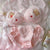 Japanese Girls Winter Soft Ropa Interior Cute Lingerie for Women Cartoon Bear Students Plush Sexy Bras Wireless Thin Bra Set - Evallys.com
